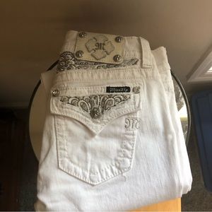 Miss Me Jeans White Bootcut Size 27